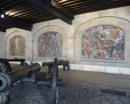 P1080227 Les canons de l'ancien Arsenal rappellent l'époque où Genève devait se défendre contre ses assaillants